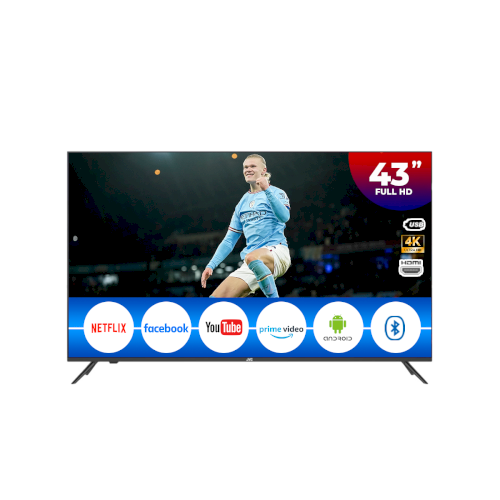 TV LED SMART 43" "JVC" 4K ANDROID 11/BLUETOOTH/DOLBY AUDIO/CHROME CAST/UHD #LT-43KB527