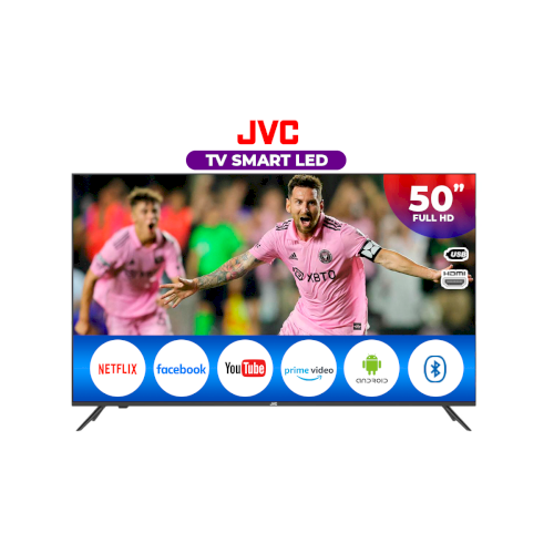 TV LED SMART 50" "JVC" ANDROID 11/UHD/QLED/USB/VGA/FRAM #LT-50KB727