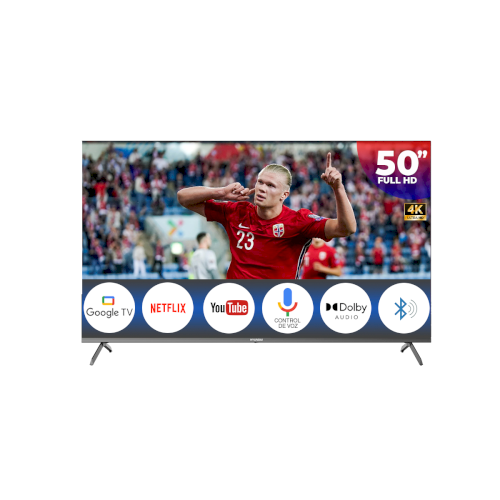 TV SMART LED 50" "HYUNDAI" SISTEMA/GOOGLETV/HDMI/USB/3840P/4KUTRAHD/BT #HYLED5020G4KM