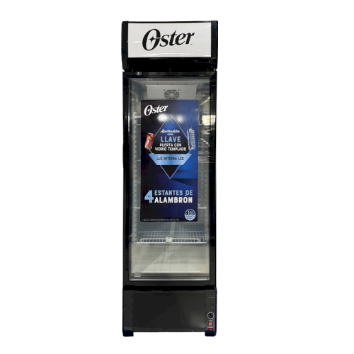 VITRINA VERTICAL 12.6 PIES (A+) "OSTER" NEGRA #OS-VSCF350
