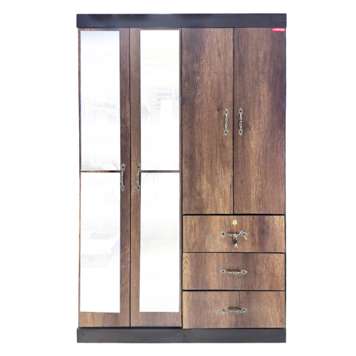 ROPERO "MIRROR ARIZONA" 4C+ESPEJOS  #LA MUEBLERIA