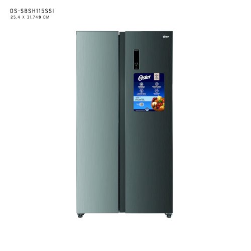 REFRI VERTICAL 2 PUERTAS 16 PIES INVERTER  (A+) "OSTER" #OS-SBSH115SSI