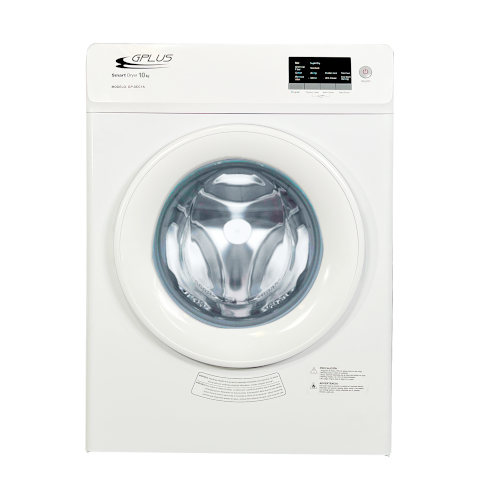 SECADORA ELECTRICA 10 KG  CARGA FRONTAL MECANICA (A+) "GPLUS"  BLANCA #GP-SEC1A